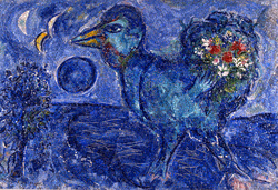Ravenna, Museo d'Arte della città, Chagall Marc, Le coq bleu