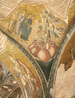 decorazione musiva parietale di S. Salvatore in Chora, Il miracolo a Cana