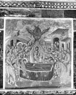 decorazione musiva parietale di S. Salvatore in Chora, Dormizione della Vergine