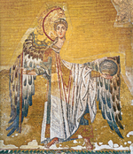 decorazione musiva parietale di S. Sofia, Arcangelo Gabriele