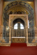decorazione musiva parietale del ciborio della basilica Eufrasiana, Annunciazione