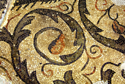 Ravenna, Museo Nazionale, pavimento musivo di S. Severo, Sacello sud, part.