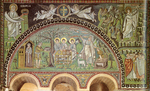 decorazione musiva parietale di S. Vitale, Lunetta con episodi della vita di Abramo