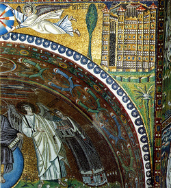 Ravenna, S. Vitale, arco trionfale, Betlemme