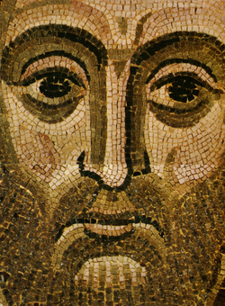 Torcello, S. Maria Assunta, cappella del SS. Sacramento, abside, Cristo Pantocrator, part.